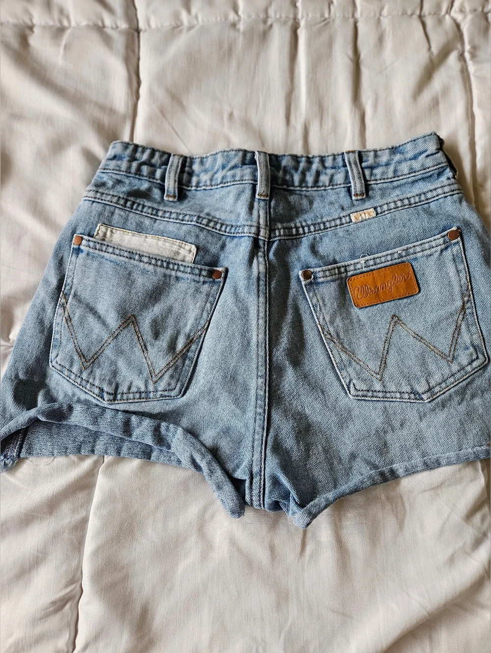 Billabong x Wrangler Showdown Patchwork Cut-Off Shorts - Size 26